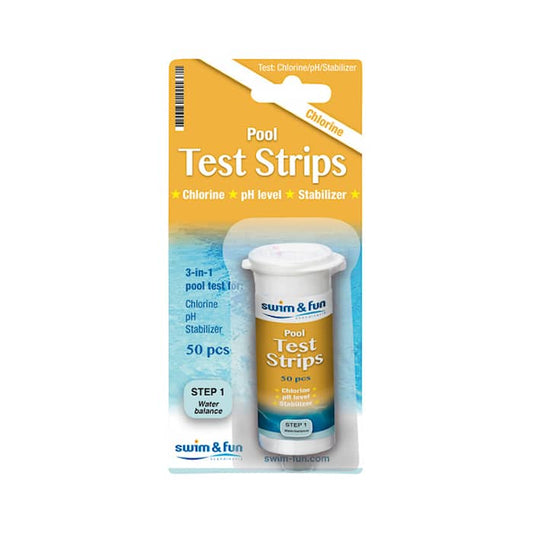 Test Strips Chlorine pH Stabilizer 50 pcs