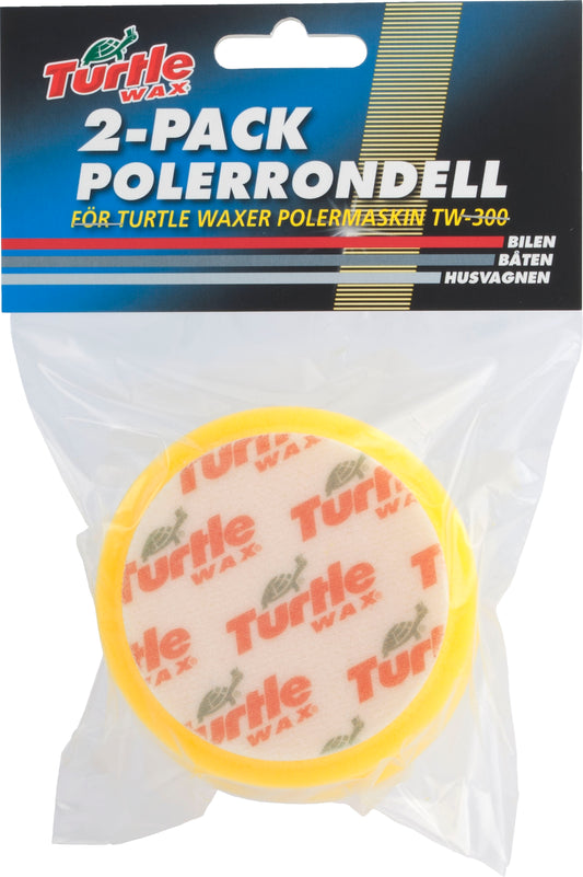 TURTLE WAX POLÉRRONDELL GUL 100MM 2-PACK